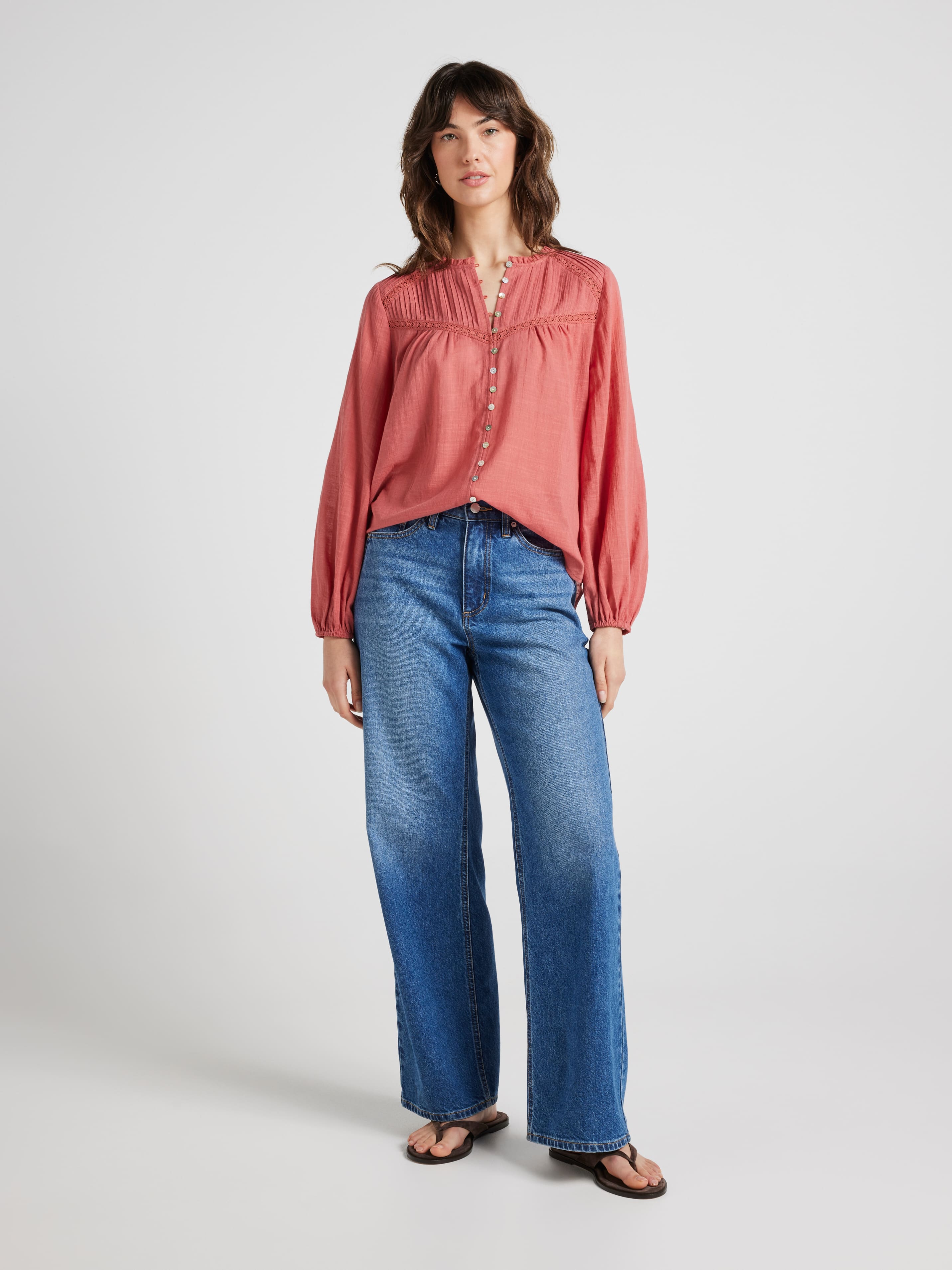 Olivia Pintuck Blouse