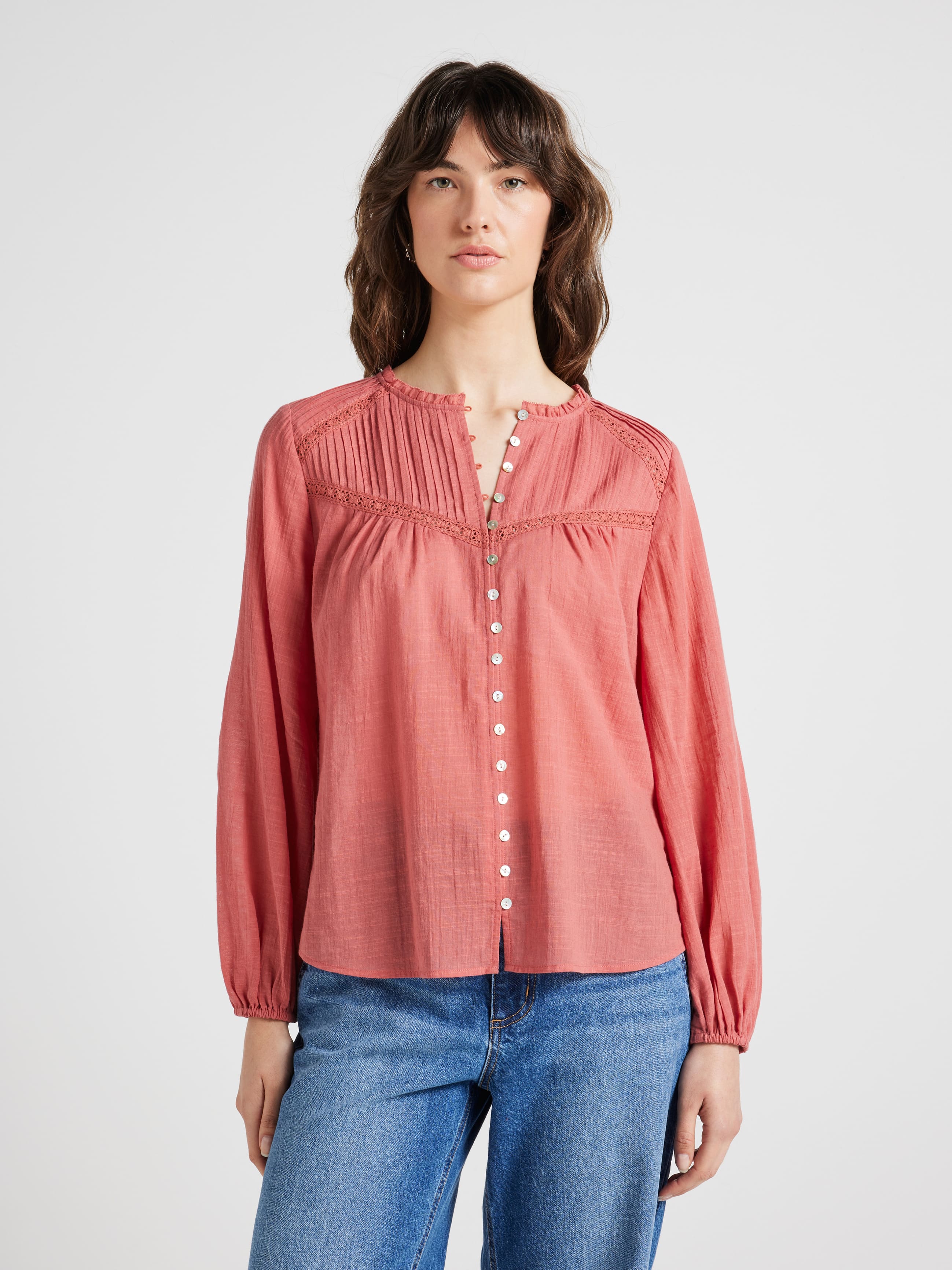 Olivia Pintuck Blouse