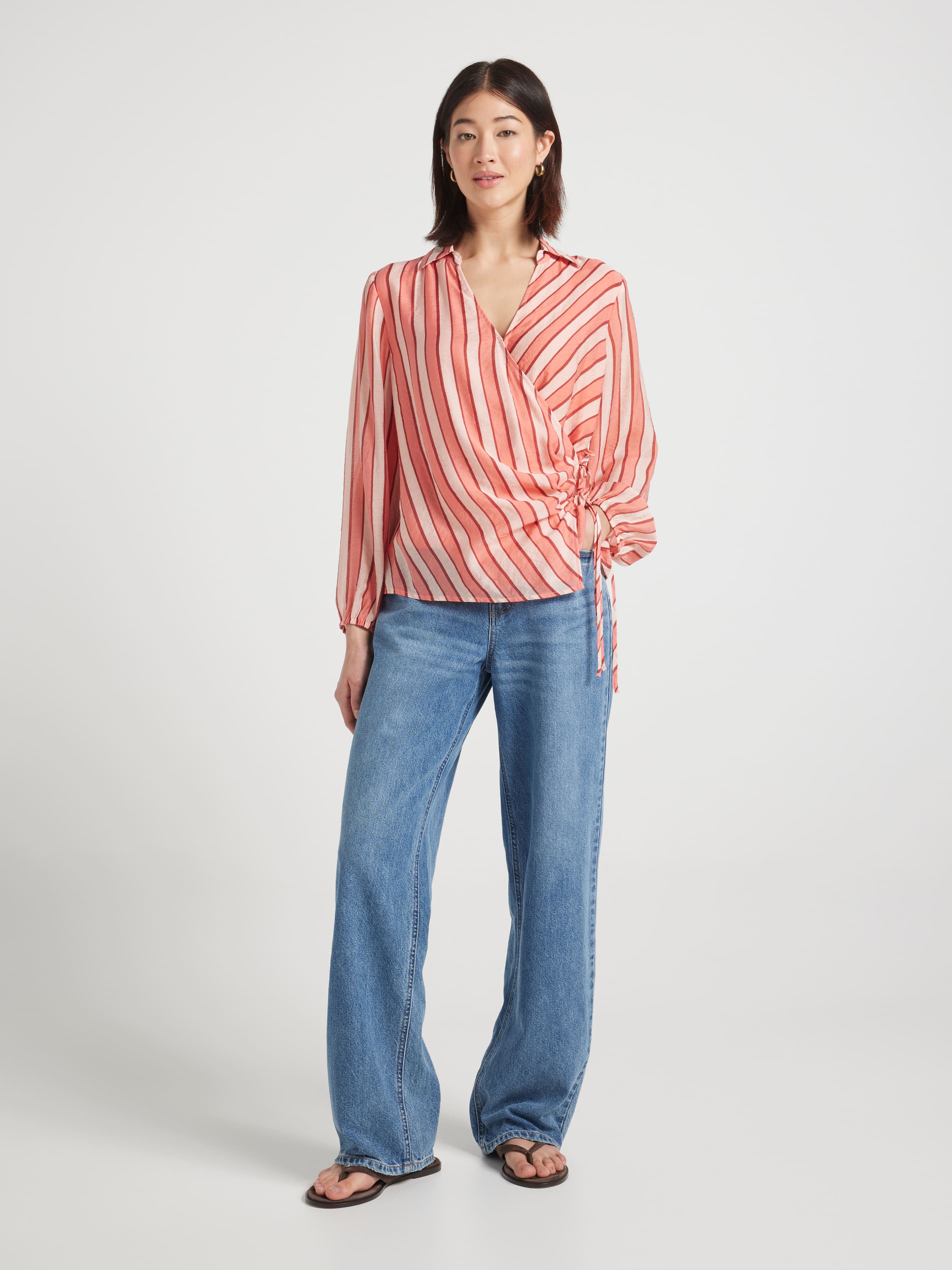 Brooke Wrap Blouse