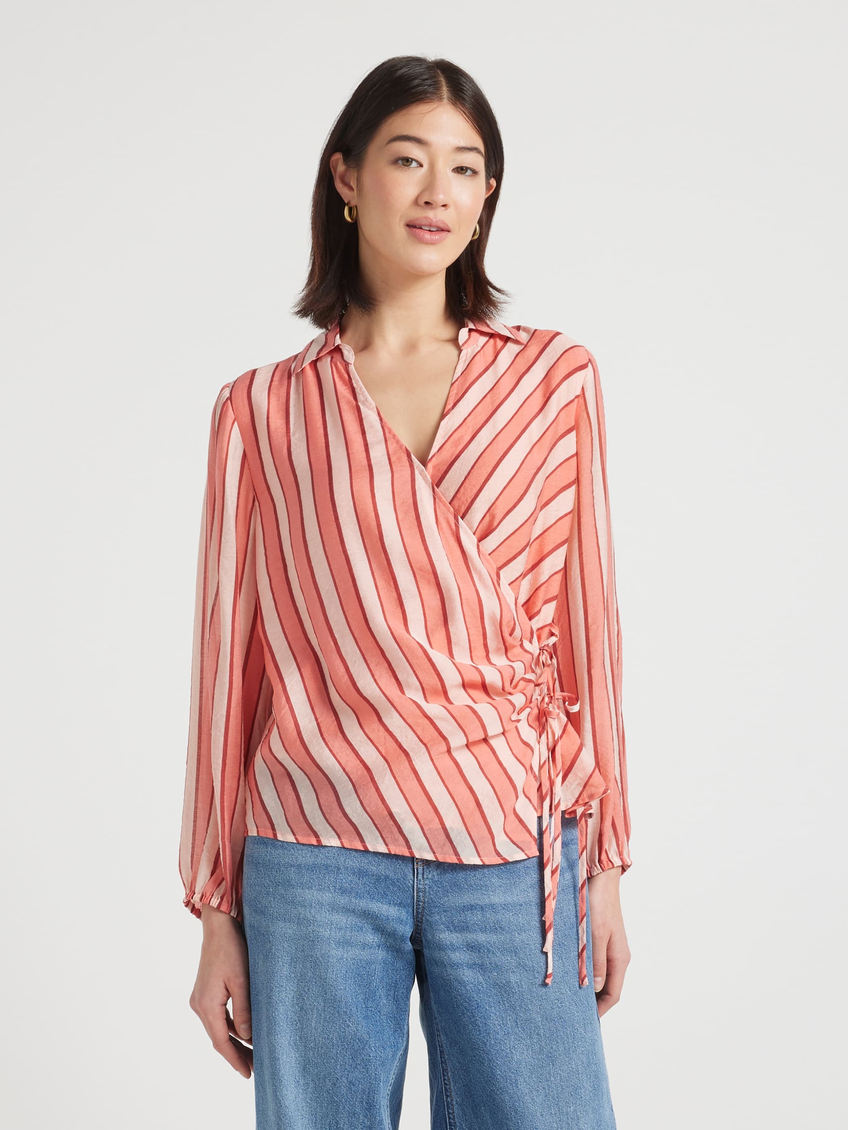 Brooke Wrap Blouse