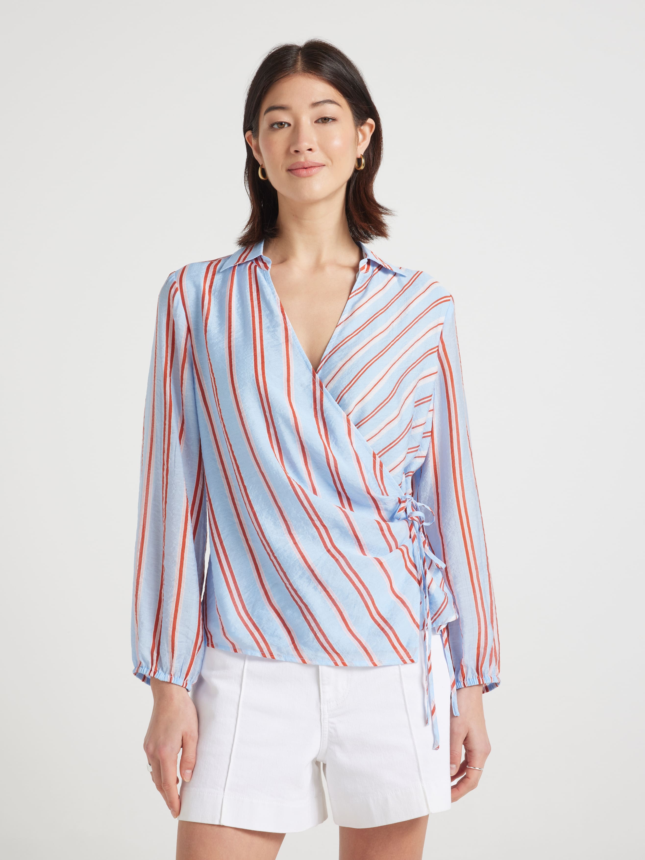 Brooke Wrap Blouse