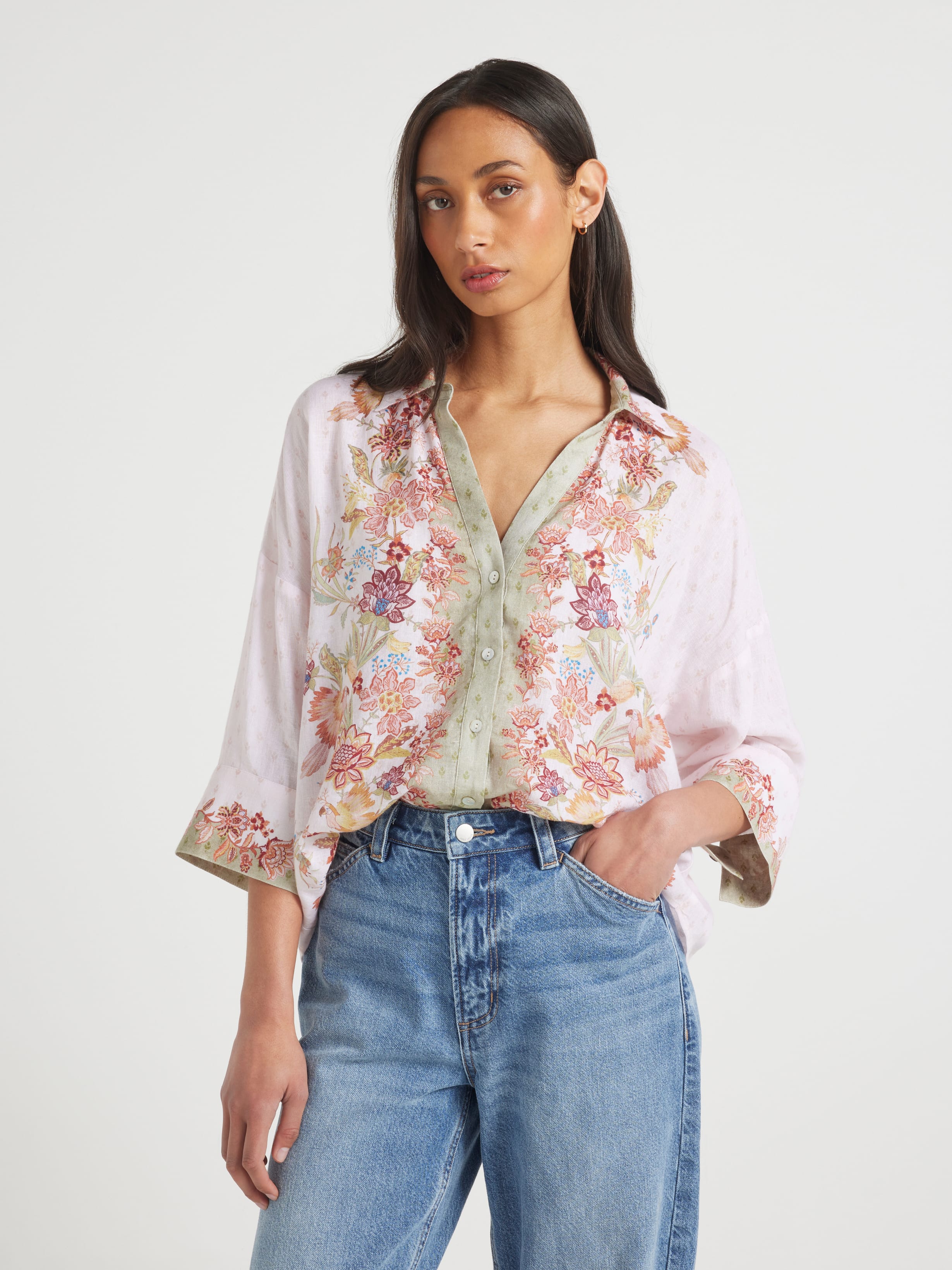 Hampton 3/4 Sleeve Shirt