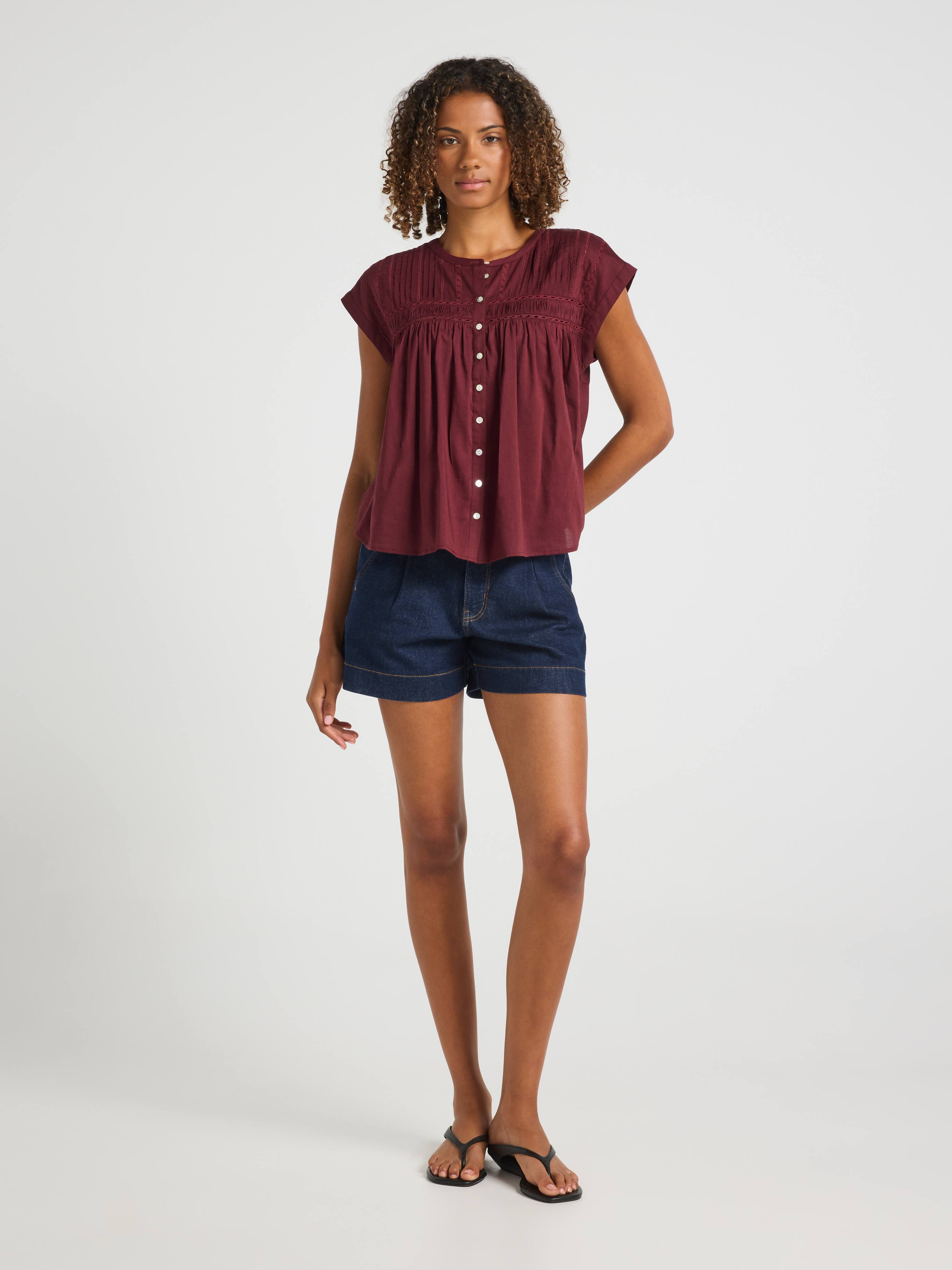 Corinne Lace Insert Top