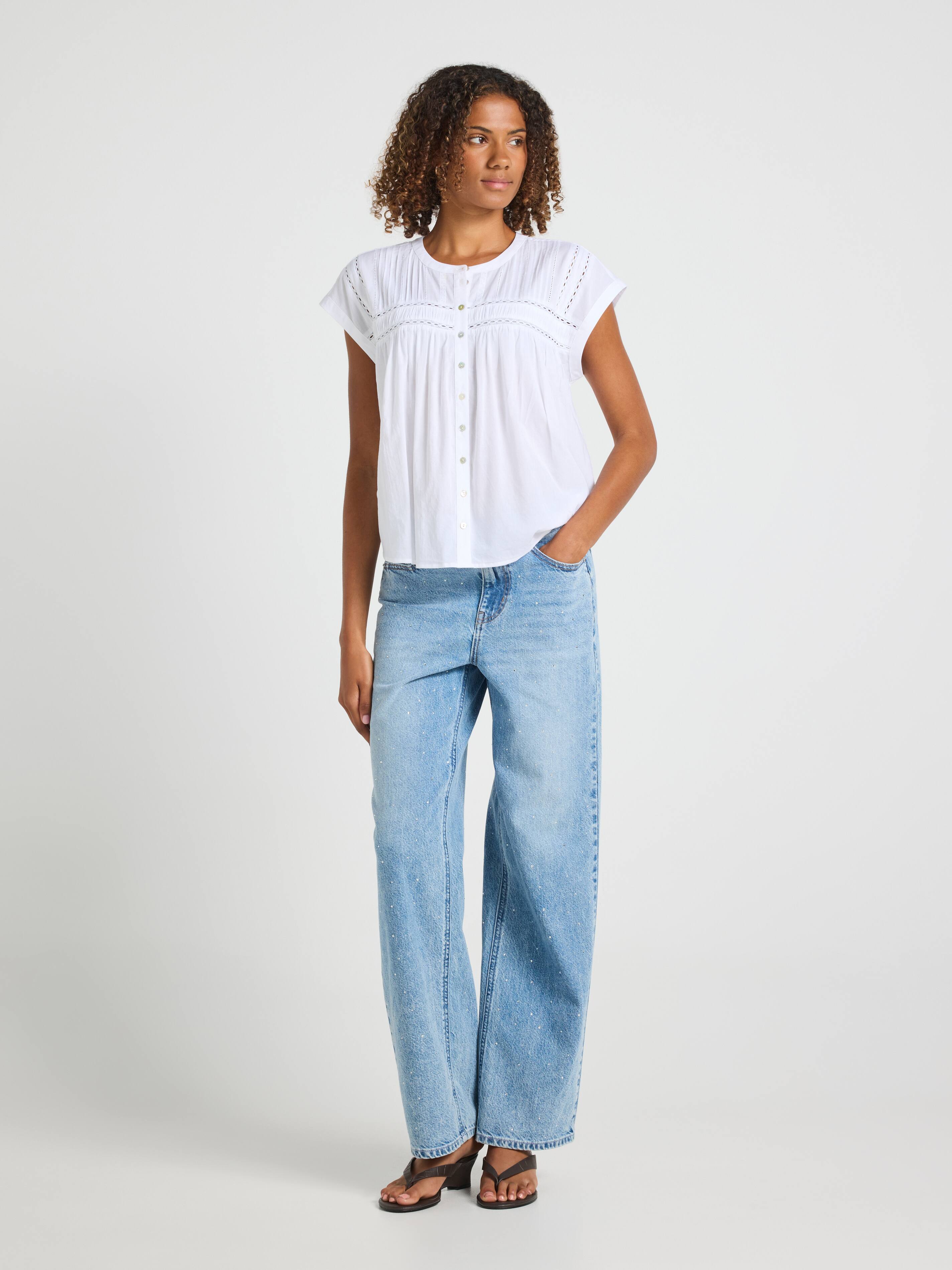 Corinne Lace Insert Top