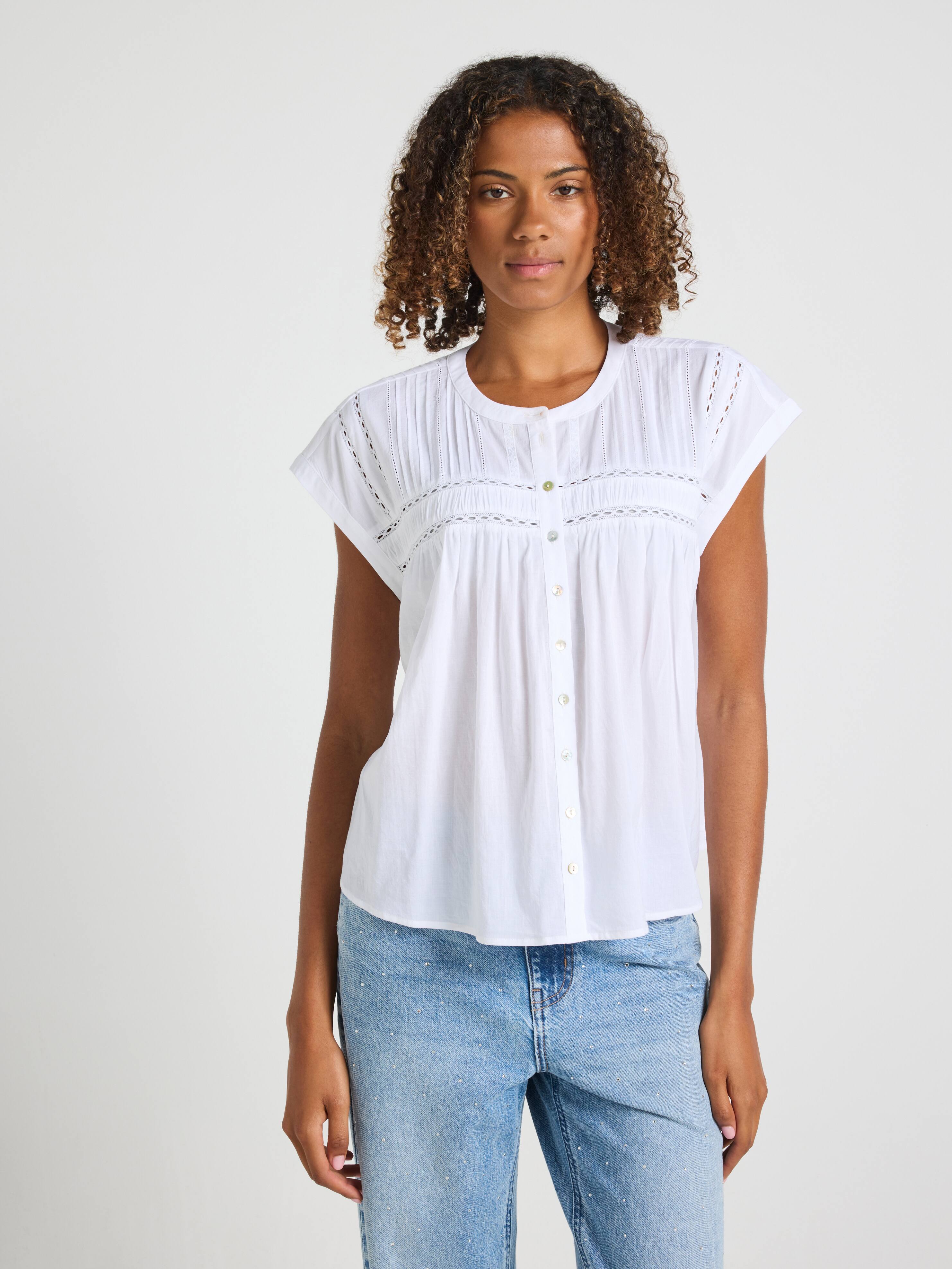 Corinne Lace Insert Top