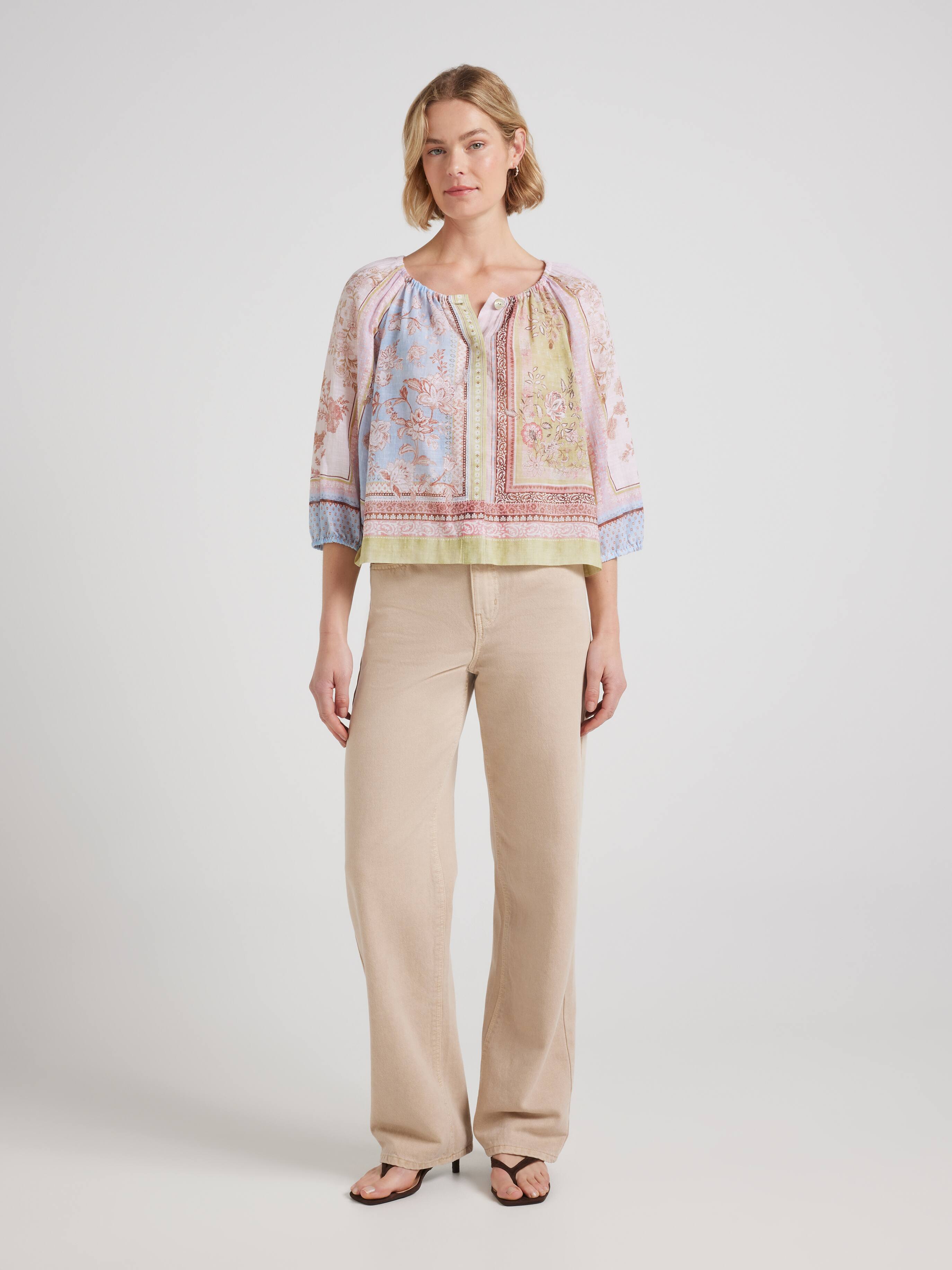 Quincy 3/4 Sleeve Blouse