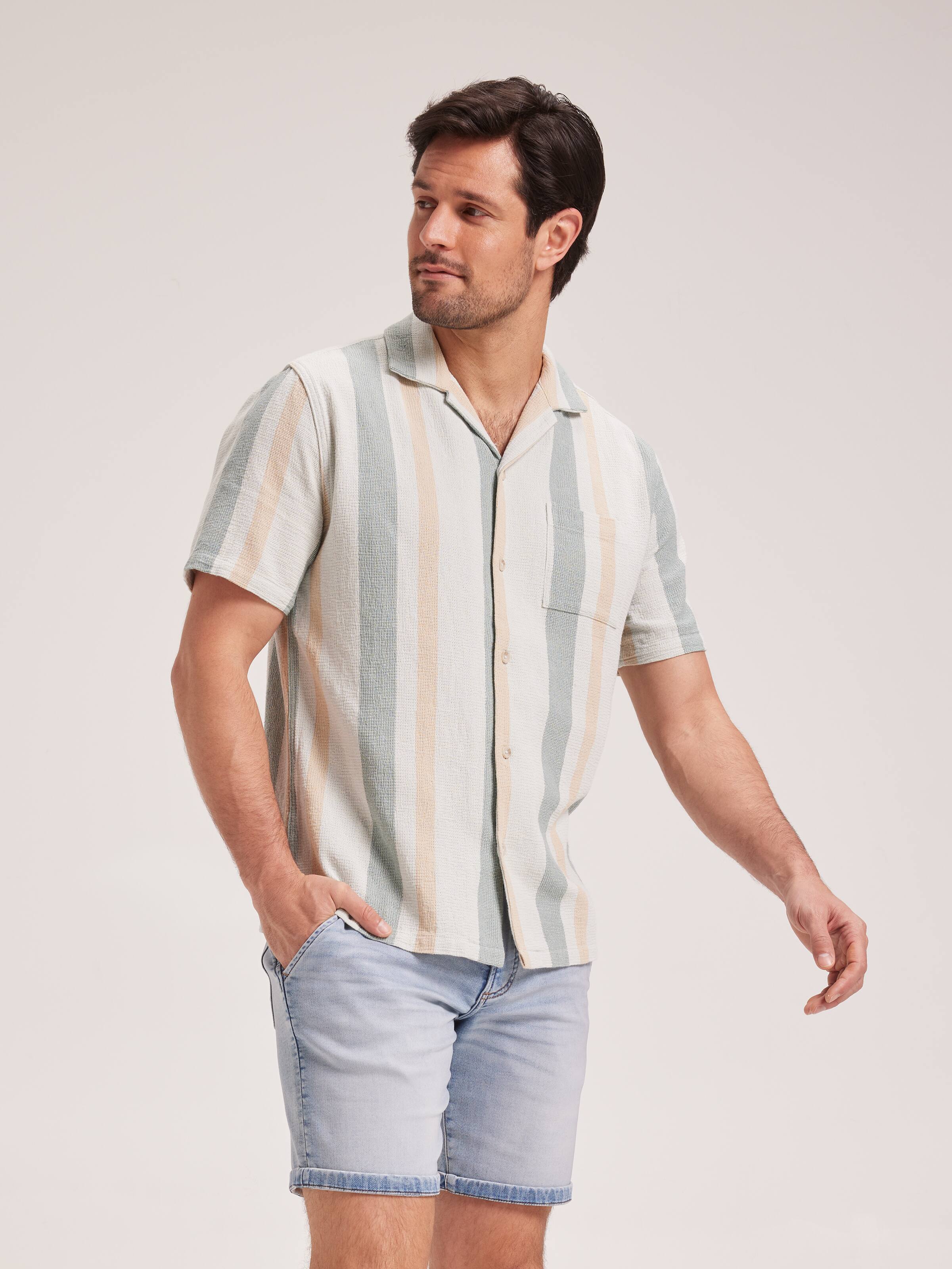 Textured Revere Stripe