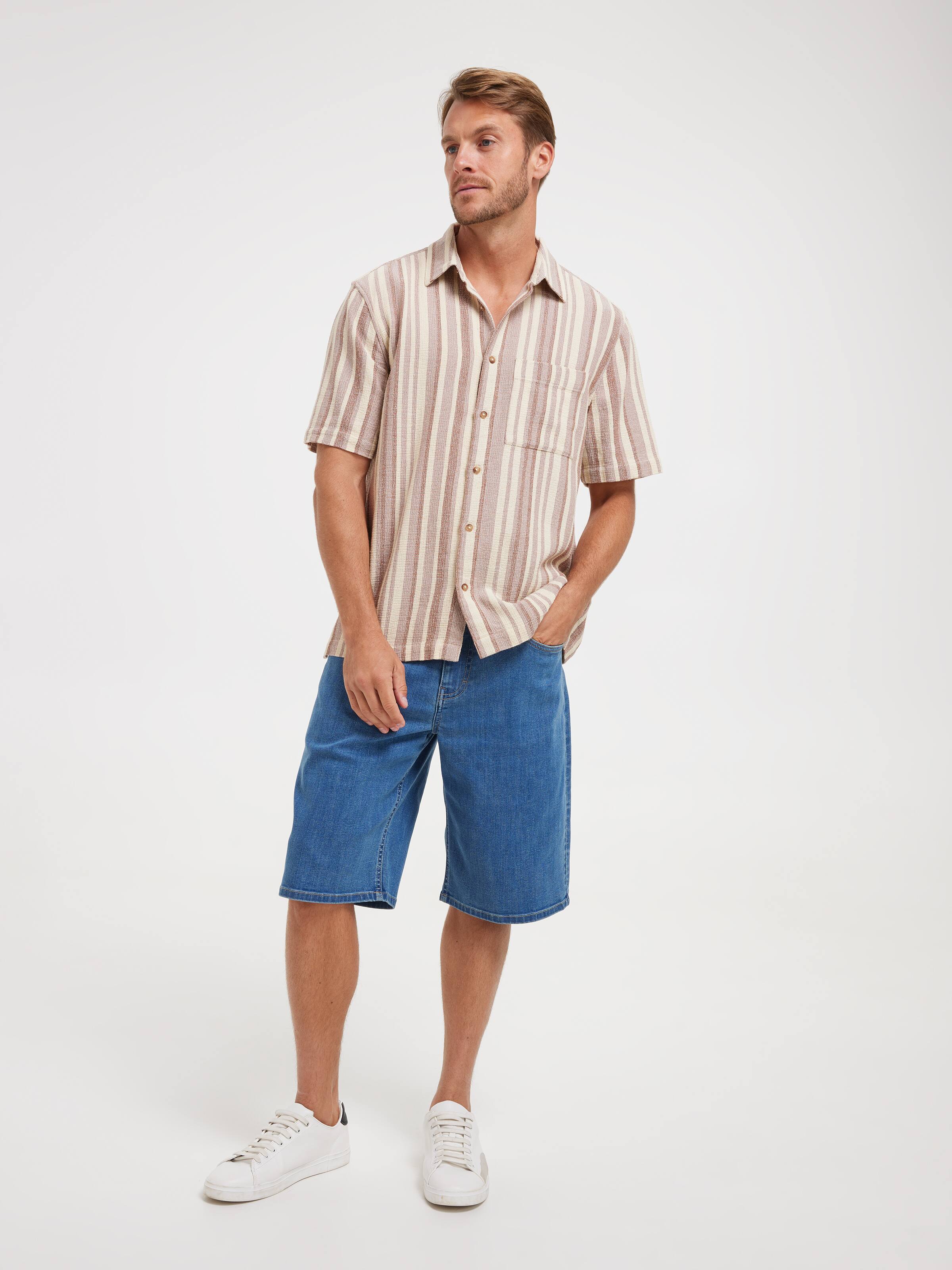 Textured Stripe Shirt