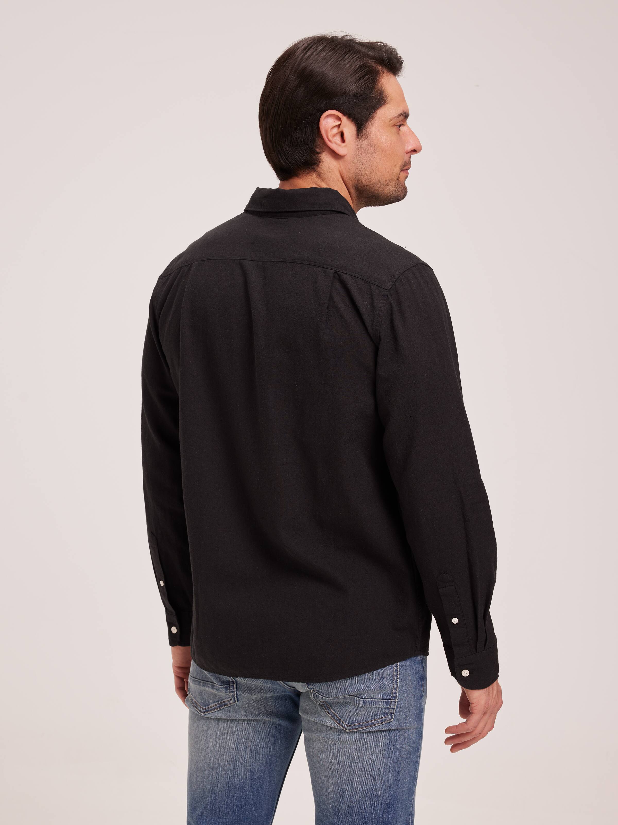 Image for Linen Blend Plain Shirt from JustGroupNZ