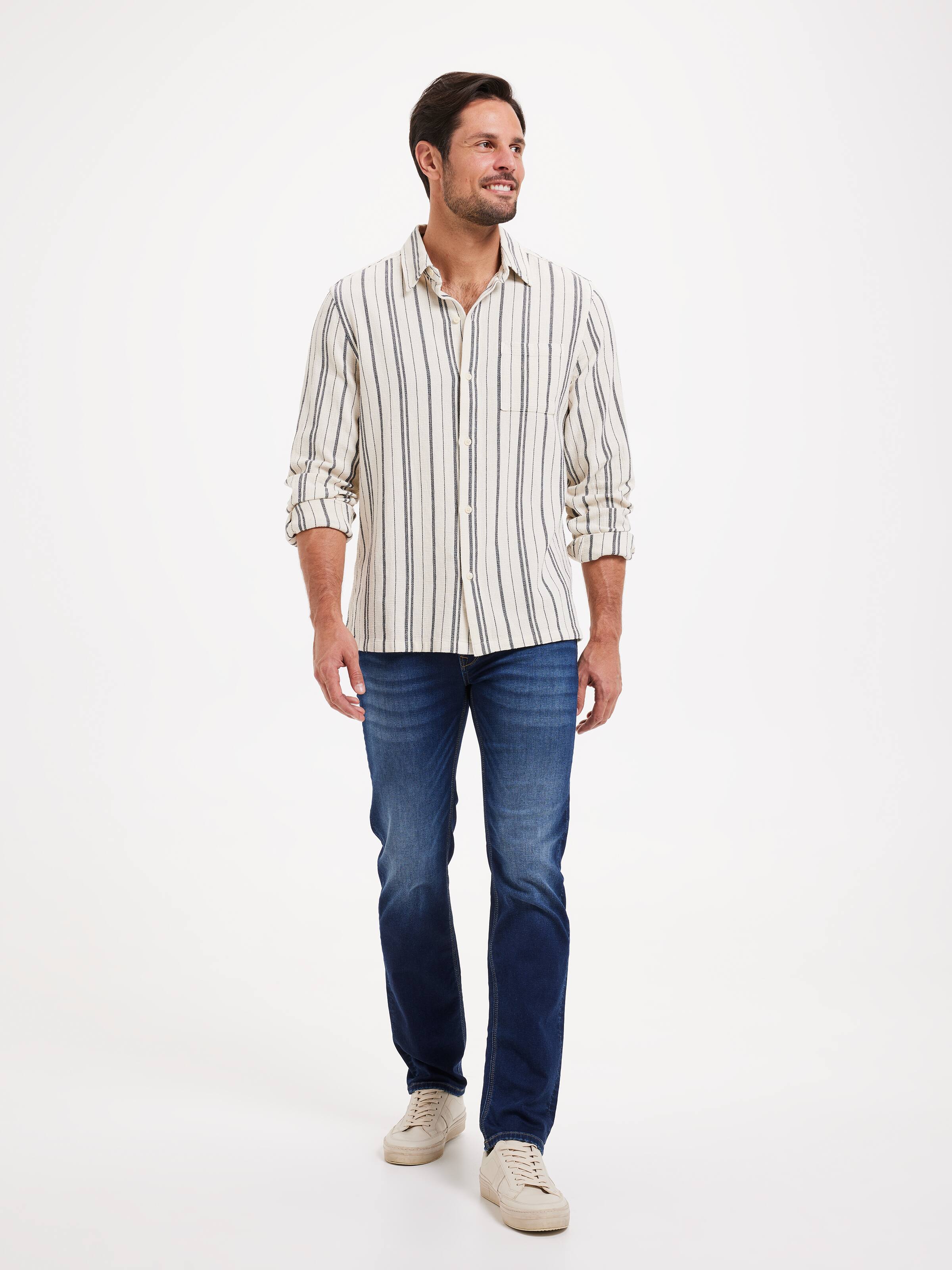 Textured Stripe Shirt