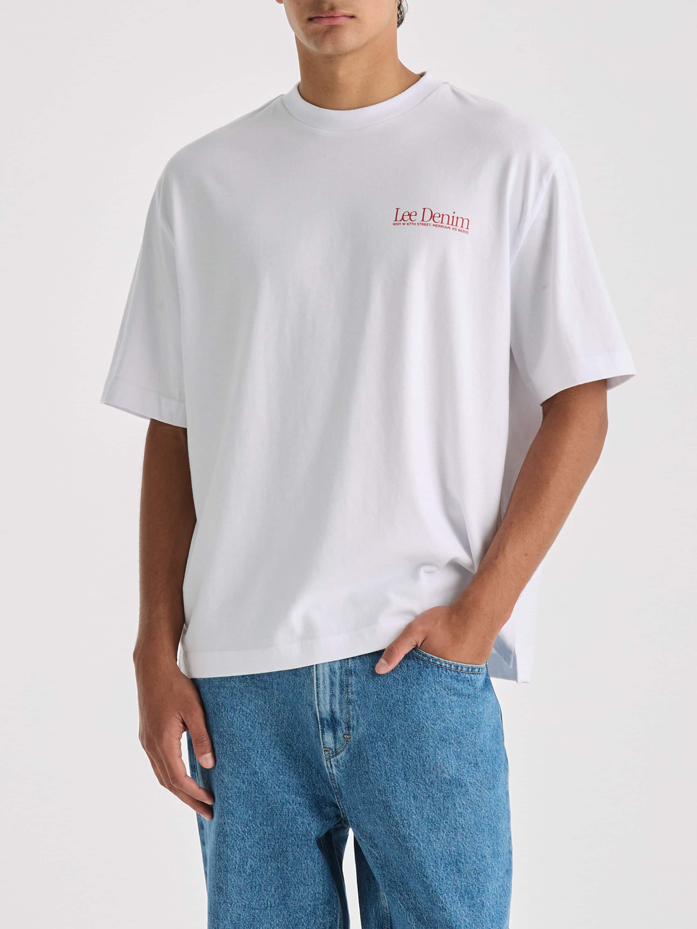 Timeless Baggy Tee In Optic White