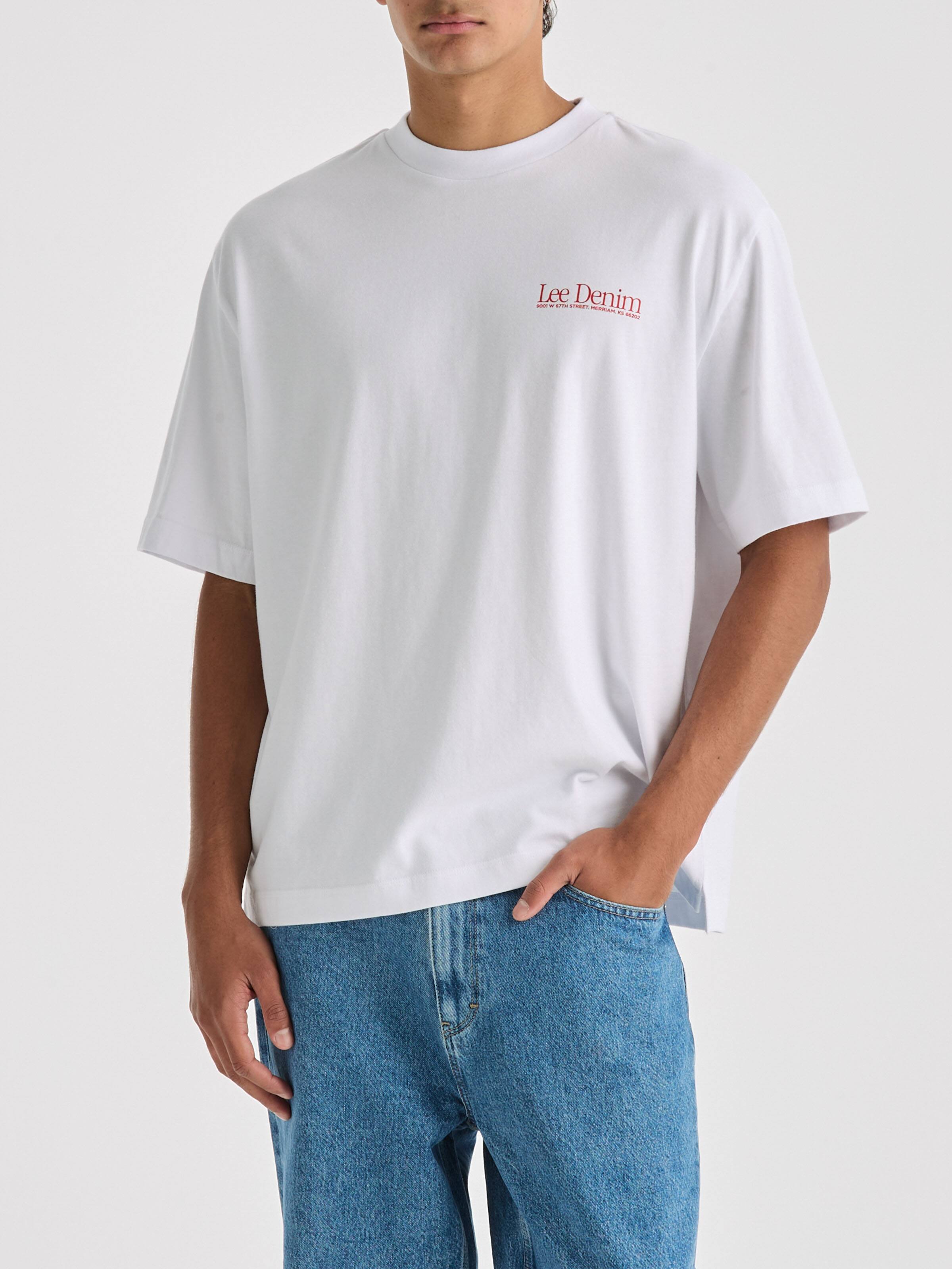 Timeless Baggy Tee In Optic White