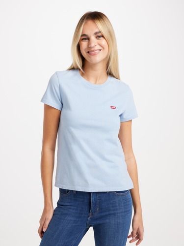 Perfect Hm Tee In Chambray Blue                                                                                                 
