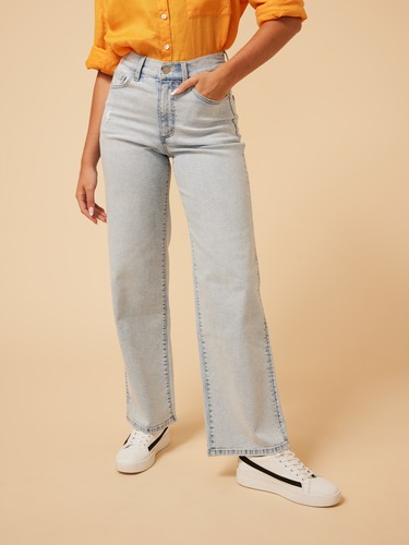 Originals Ripper Originals Sky Hi Wide Leg Full Length Rip Jean