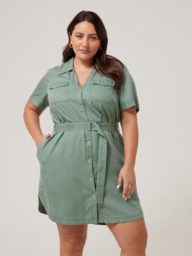 Curve Cherie Shirt Dress                                                                                                        