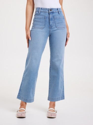Reformed Sky High Slim Wide Ankle Jean                                                                                          