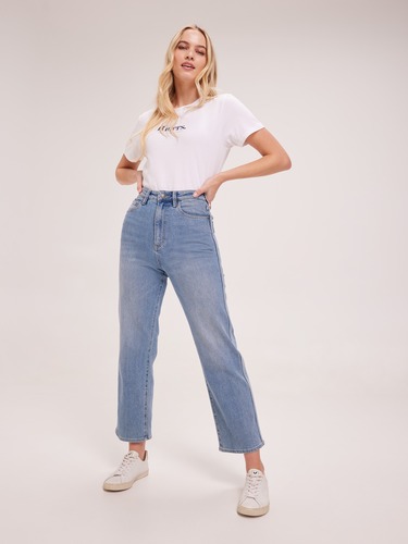 Hi Rise Straight Jean In Union Blue                                                                                             