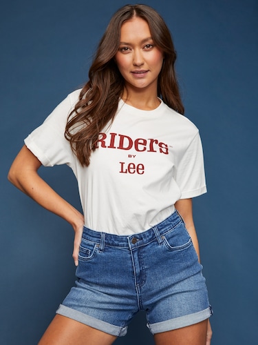 Mid Thigh Short In Harper Blue                                                                                                  