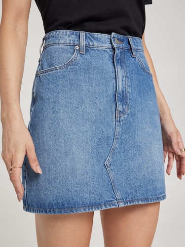 Girlfriend Skirt In Constellation Blue                                                                                          