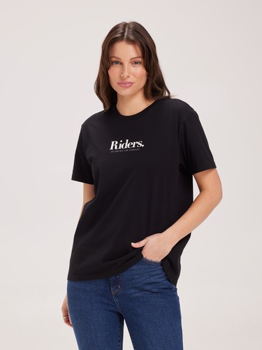 Relaxed Tee In Black                                                                                                            