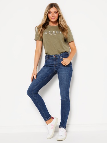 Annette Mid Rise Skinny In Carrie Mid                                                                                           