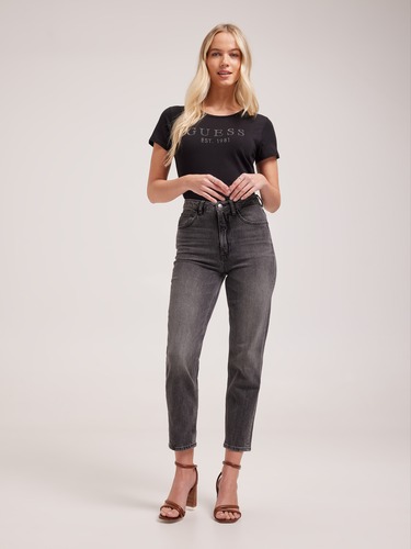 Mom Jean In Authentic Grey Wash                                                                                                 