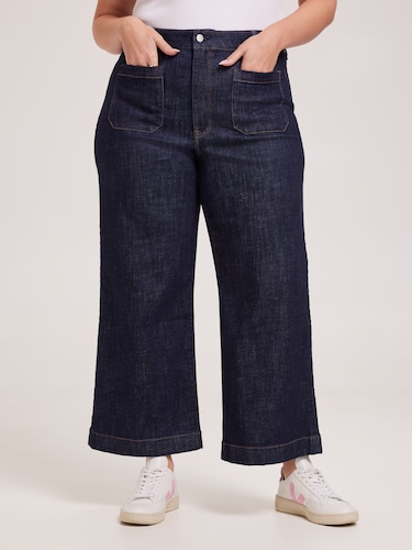 Curve Originals High Rise Wide Ankle Jean                                                                                       