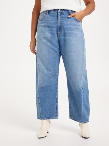 Curve Originals Darted Barrel Leg Jean                                                                                          