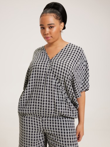 Curve Simona Wrap Cross Over Top