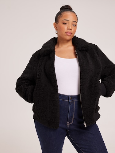 Curve Juliette Teddy 90'S Bomber                                                                                                