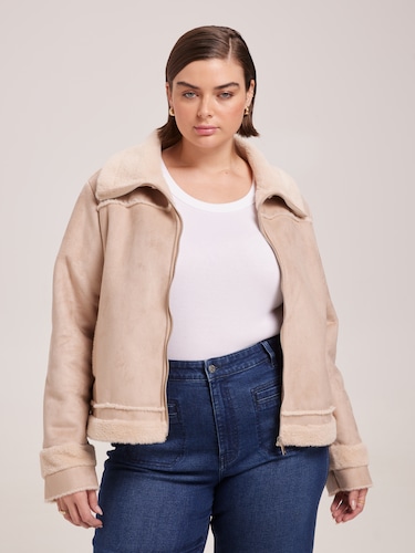 Curve Isabelle Shearling Jacket                                                                                                 