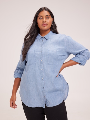 Curve Freda Lyocell Shirt                                                                                                       