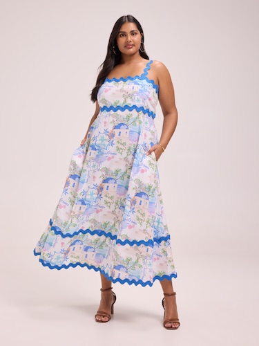 Curve Sienna Rik Rac Dress                                                                                                      