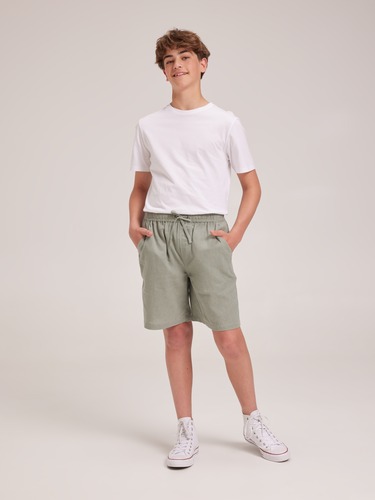 Boys Lincoln Linen Short                                                                                                        