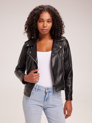 Luna Pu Biker Jacket                                                                                                            