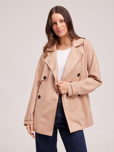 Brianna Suedette Trench                                                                                                         