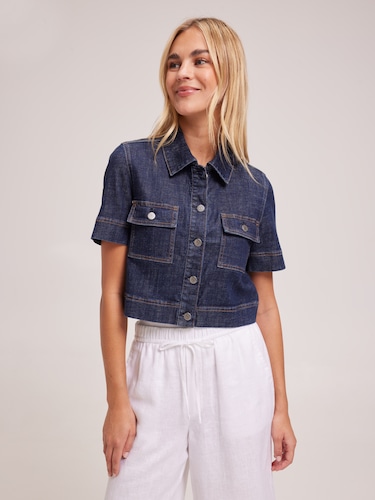 Originals Short Sleeve Denim Jacket                                                                                             