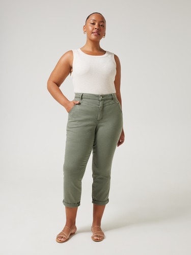 Curve Amaze Yoke Front Boyfriend Jean