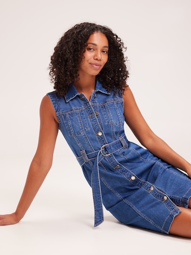 Peri Super Denim Dress                                                                                                          