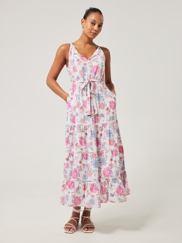Arabella Tiered Maxi Dress                                                                                                      
