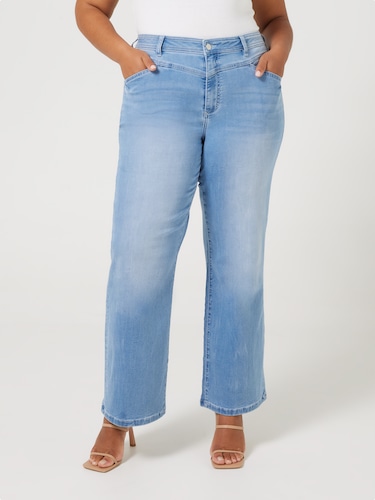 Curve Amaze High Rise Wide Leg Jean                                                                                             