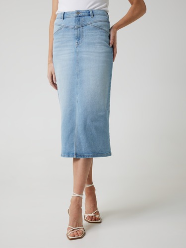 Blake Yoke Front Denim Skirt