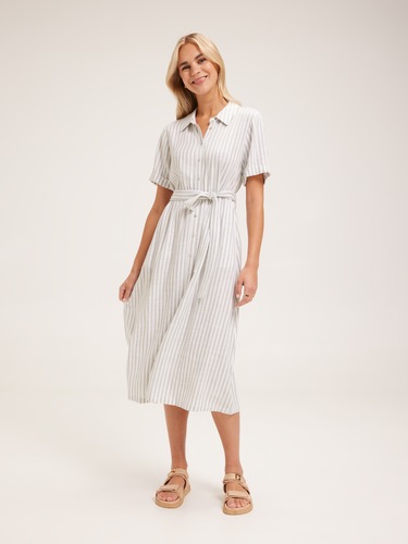 Leah Button Through Dress                                                                                                       