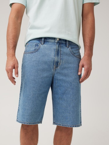 Loose Denim Short                                                                                                               