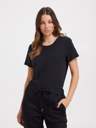 Perfect Crew Neck Boyfriend Tee                                                                                                 