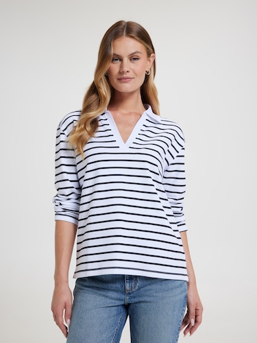 Jessi Long Sleeve Rugby Top                                                                                                     