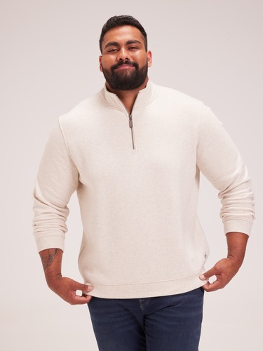 Extended Quarter Zip Sweat                                                                                                      