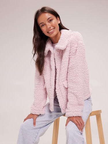 Girls Charlotte Teddy Jacket                                                                                                    