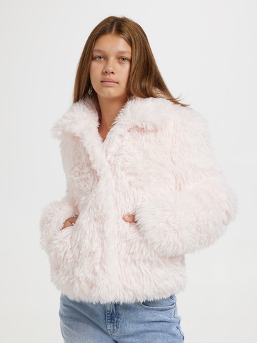Girls Frankie Faux Fur Jacket                                                                                                   