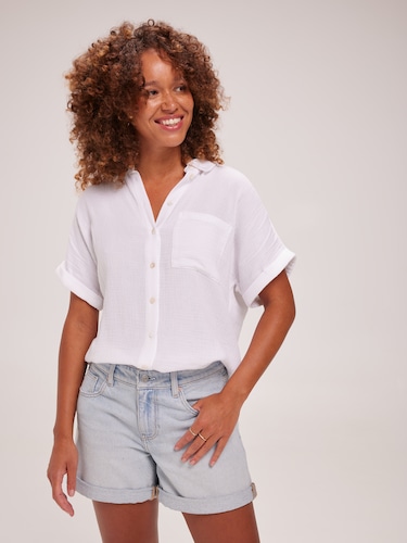 Cali Cotton Cheesecloth Shirt                                                                                                   